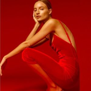 Reformation Merel Velvet Dress size Small